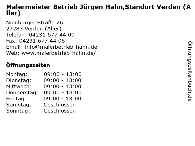 Malerleistungen In Verden Malerbetrieb Jurgen Hahn