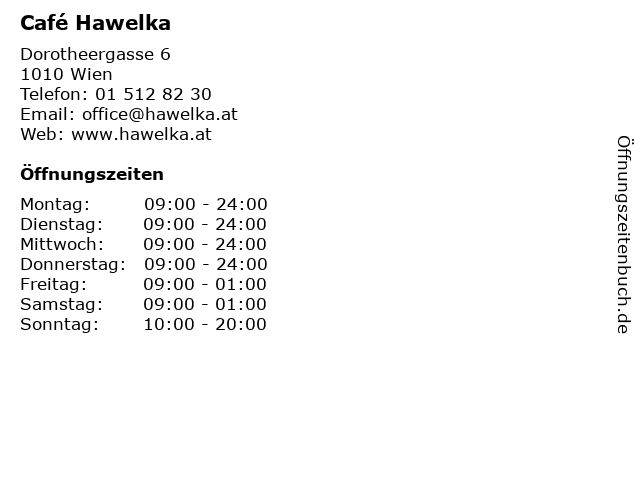Café Hawelka in Wien: Adresse und Öffnungszeiten