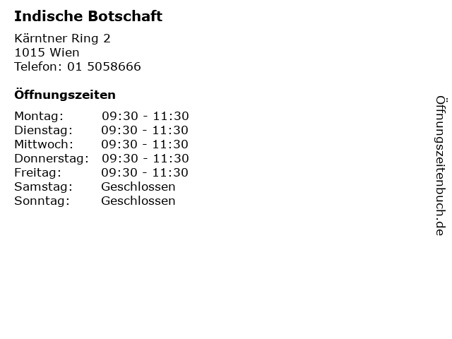 Indische botschaft wien