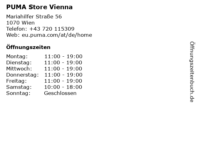 puma shop wien mariahilferstrasse