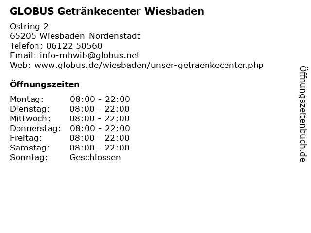Globus Angebote Wiesbaden Nordenstadt