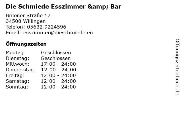 Die schmiede willingen